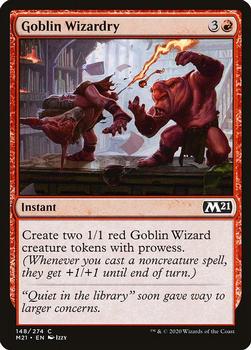 2020 Magic The Gathering Core Set 2021 #148 Goblin Wizardry Front