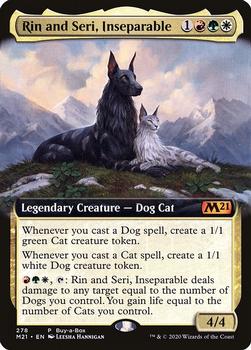 2020 Magic The Gathering Core Set 2021 #278 Rin and Seri, Inseparable Front