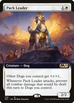 2020 Magic The Gathering Core Set 2021 #345 Pack Leader Front