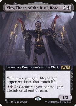 2020 Magic The Gathering Core Set 2021 #362 Vito, Thorn of the Dusk Rose Front