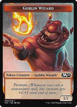 2020 Magic The Gathering Core Set 2021 - Tokens #008/018 Goblin Wizard Front