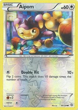 2012 Pokemon Black & White Dragons Exalted - Reverse Holos #99 Aipom Front