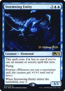 2020 Magic The Gathering Core Set 2021 - Date-stamped Promos #073 Stormwing Entity Front