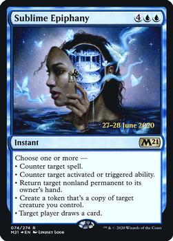 2020 Magic The Gathering Core Set 2021 - Date-stamped Promos #074 Sublime Epiphany Front