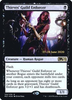 2020 Magic The Gathering Core Set 2021 - Date-stamped Promos #125 Thieves' Guild Enforcer Front
