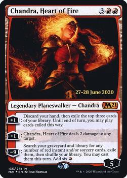 2020 Magic The Gathering Core Set 2021 - Date-stamped Promos #135 Chandra, Heart of Fire Front