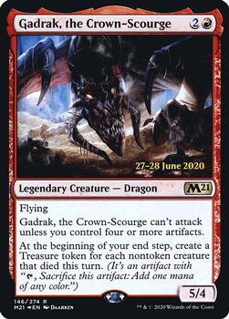 2020 Magic The Gathering Core Set 2021 - Date-stamped Promos #146 Gadrak, the Crown-Scourge Front