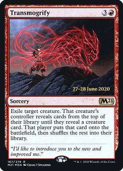 2020 Magic The Gathering Core Set 2021 - Date-stamped Promos #167 Transmogrify Front