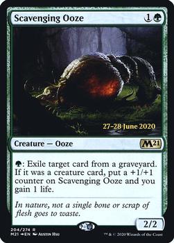 2020 Magic The Gathering Core Set 2021 - Date-stamped Promos #204 Scavenging Ooze Front