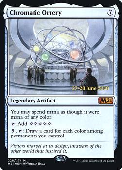 2020 Magic The Gathering Core Set 2021 - Date-stamped Promos #228 Chromatic Orrery Front