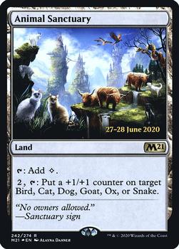 2020 Magic The Gathering Core Set 2021 - Date-stamped Promos #242 Animal Sanctuary Front
