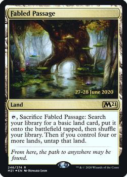2020 Magic The Gathering Core Set 2021 - Date-stamped Promos #246 Fabled Passage Front