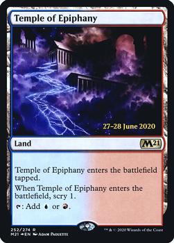 2020 Magic The Gathering Core Set 2021 - Date-stamped Promos #252 Temple of Epiphany Front