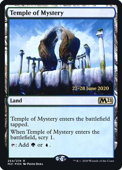 2020 Magic The Gathering Core Set 2021 - Date-stamped Promos #254 Temple of Mystery Front