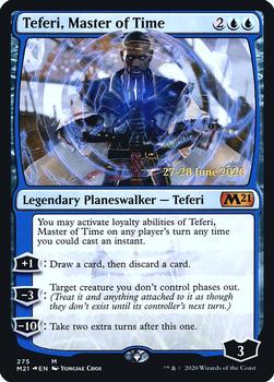 2020 Magic The Gathering Core Set 2021 - Date-stamped Promos #275 Teferi, Master of Time Front
