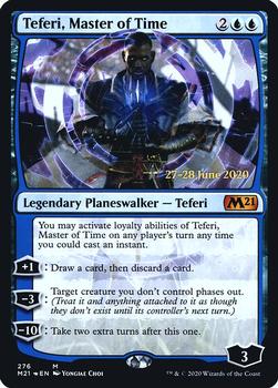 2020 Magic The Gathering Core Set 2021 - Date-stamped Promos #276 Teferi, Master of Time Front