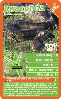2019 Top Trumps Hunters #NNO Anaconda Front