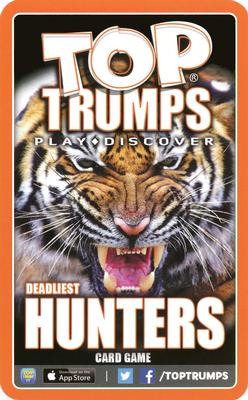 2019 Top Trumps Hunters #NNO King Cobra Back