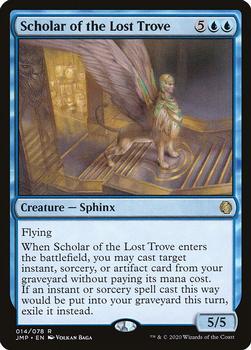 2020 Magic The Gathering Jumpstart #014 Scholar of the Lost Trove Front