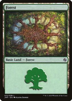 2020 Magic The Gathering Jumpstart #072 Forest Front