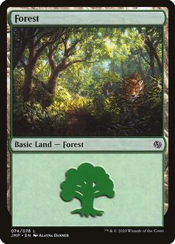 2020 Magic The Gathering Jumpstart #074 Forest Front