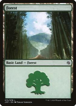 2020 Magic The Gathering Jumpstart #075 Forest Front