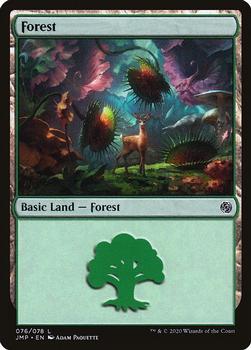 2020 Magic The Gathering Jumpstart #076 Forest Front