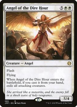 2020 Magic The Gathering Jumpstart #085 Angel of the Dire Hour Front