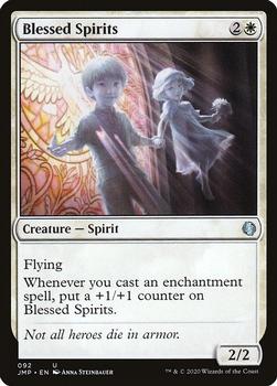 2020 Magic The Gathering Jumpstart #092 Blessed Spirits Front