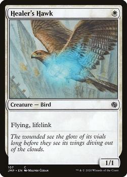 2020 Magic The Gathering Jumpstart #107 Healer's Hawk Front