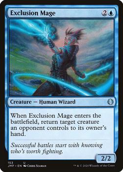 2020 Magic The Gathering Jumpstart #153 Exclusion Mage Front