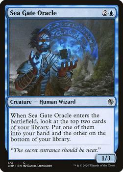 2020 Magic The Gathering Jumpstart #173 Sea Gate Oracle Front