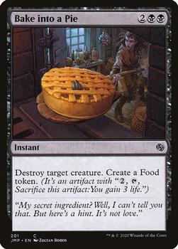 2020 Magic The Gathering Jumpstart #201 Bake into a Pie Front