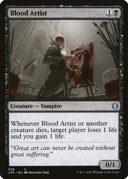 2020 Magic The Gathering Jumpstart #206 Blood Artist Front