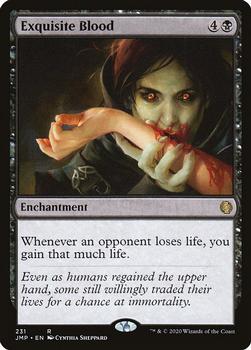 2020 Magic The Gathering Jumpstart #231 Exquisite Blood Front