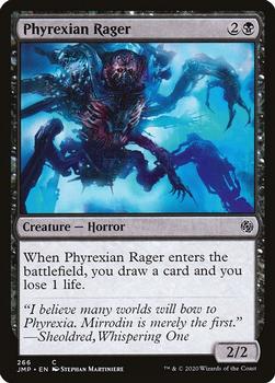2020 Magic The Gathering Jumpstart #266 Phyrexian Rager Front