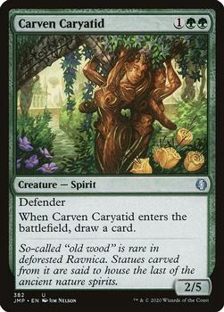 2020 Magic The Gathering Jumpstart #382 Carven Caryatid Front
