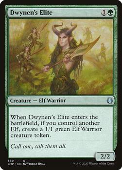 2020 Magic The Gathering Jumpstart #389 Dwynen's Elite Front