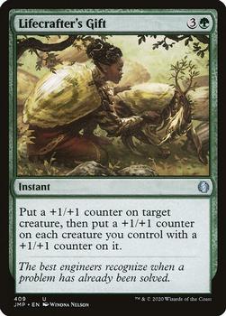 2020 Magic The Gathering Jumpstart #409 Lifecrafter's Gift Front