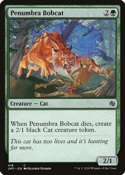 2020 Magic The Gathering Jumpstart #418 Penumbra Bobcat Front