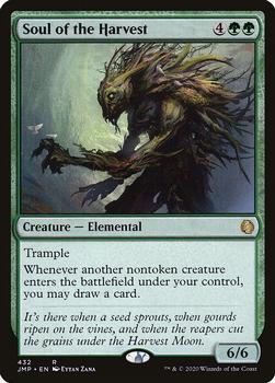 2020 Magic The Gathering Jumpstart #432 Soul of the Harvest Front
