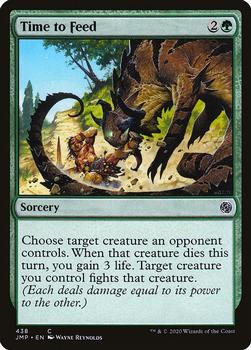 2020 Magic The Gathering Jumpstart #438 Time to Feed Front