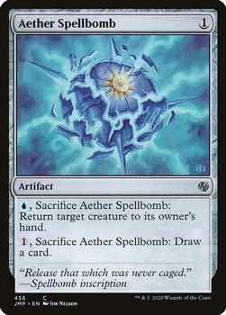 2020 Magic The Gathering Jumpstart #456 Aether Spellbomb Front