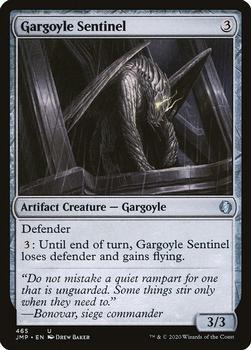 2020 Magic The Gathering Jumpstart #465 Gargoyle Sentinel Front