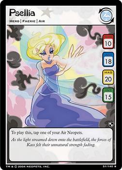 2004 Wizards of the Coast Neopets Battle for Meridell #51 Psellia Front