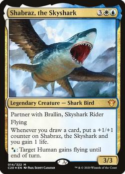 2020 Magic The Gathering Commander #014 Shabraz, the Skyshark Front