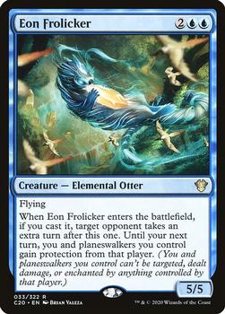 2020 Magic The Gathering Commander #033 Eon Frolicker Front