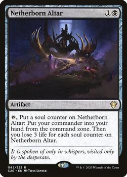 2020 Magic The Gathering Commander #045 Netherborn Altar Front