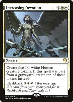 2020 Magic The Gathering Commander #091 Increasing Devotion Front