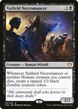 2020 Magic The Gathering Commander #141 Xathrid Necromancer Front